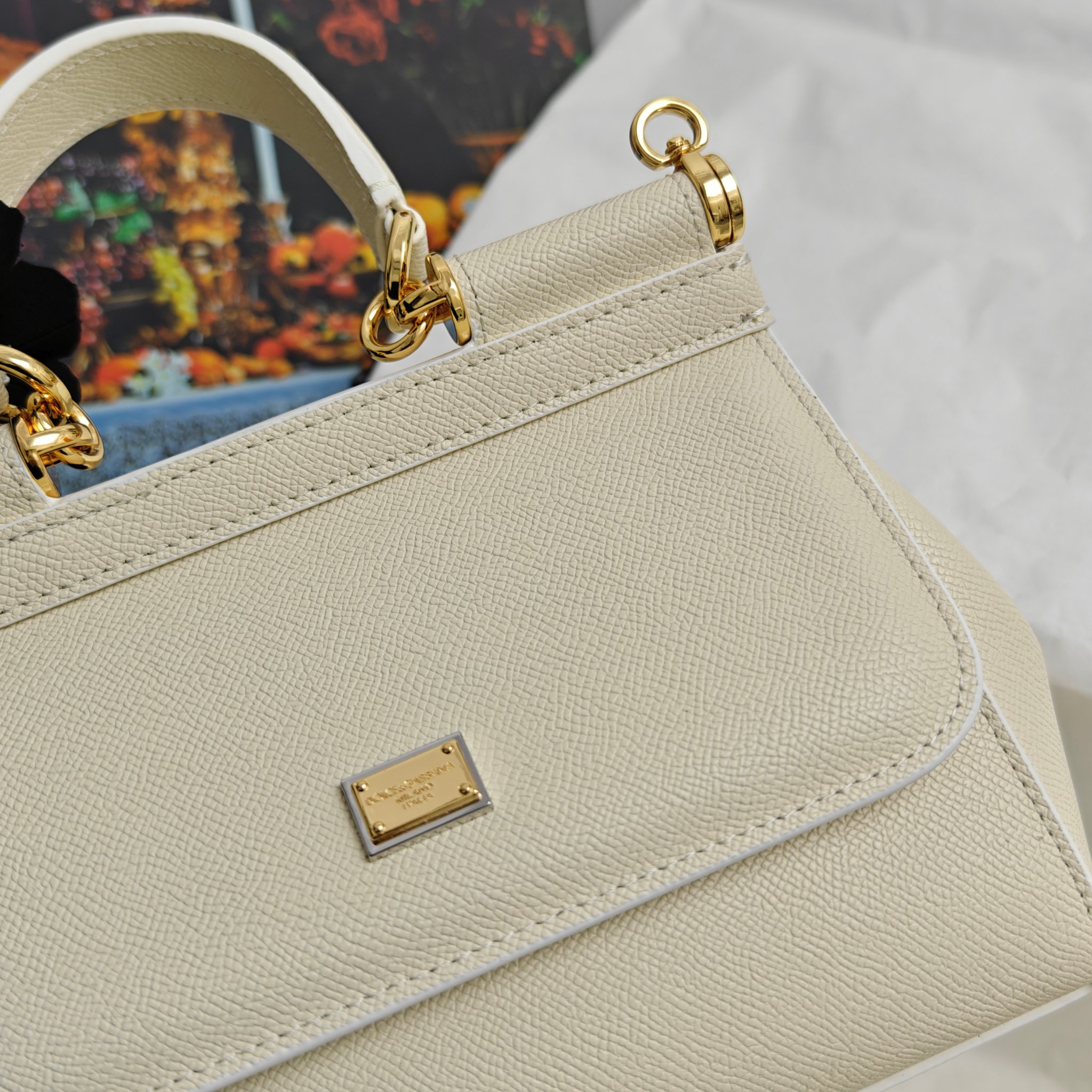 💄Dolce & Gabban杜嘉班纳 💋（🔍6591#手掌纹）颜色正㊣版型！经典款手提斜挎包系，时尚界