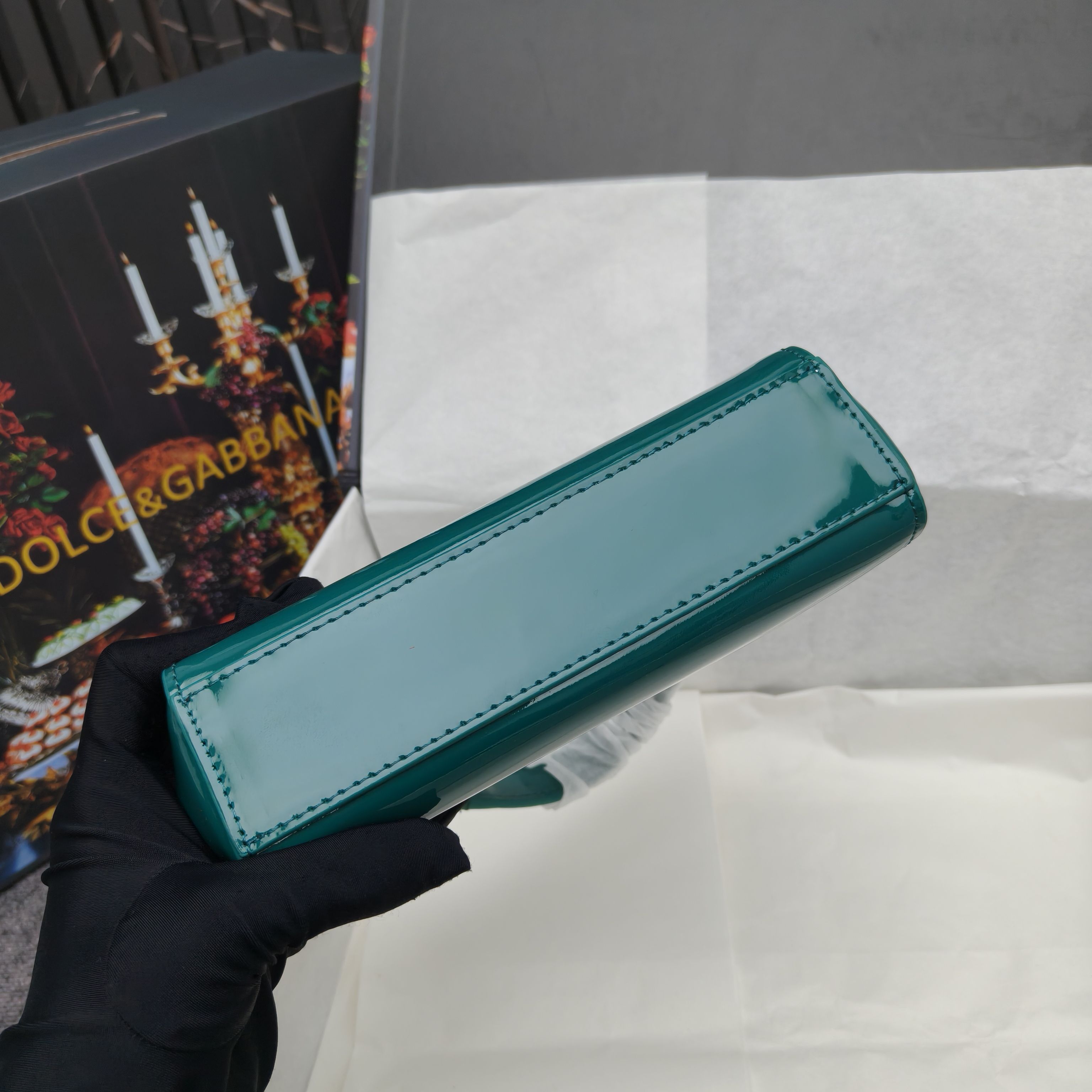 🔥Dolce & Gabban杜嘉班纳 💋（🔍手漆皮）颜色正㊣版型！经典款手提斜挎包系列 时尚界另一款铂