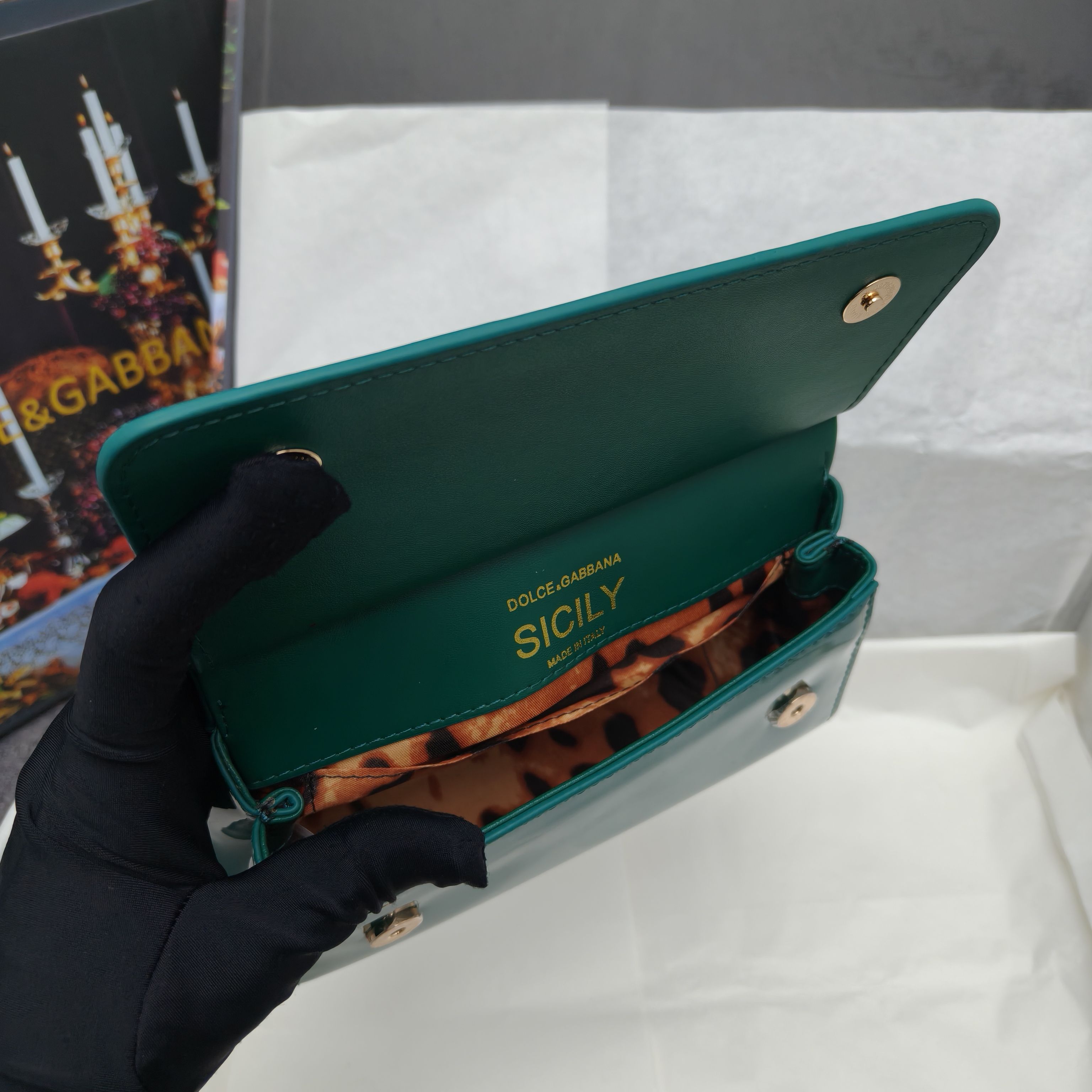 🔥Dolce & Gabban杜嘉班纳 💋（🔍手漆皮）颜色正㊣版型！经典款手提斜挎包系列 时尚界另一款铂