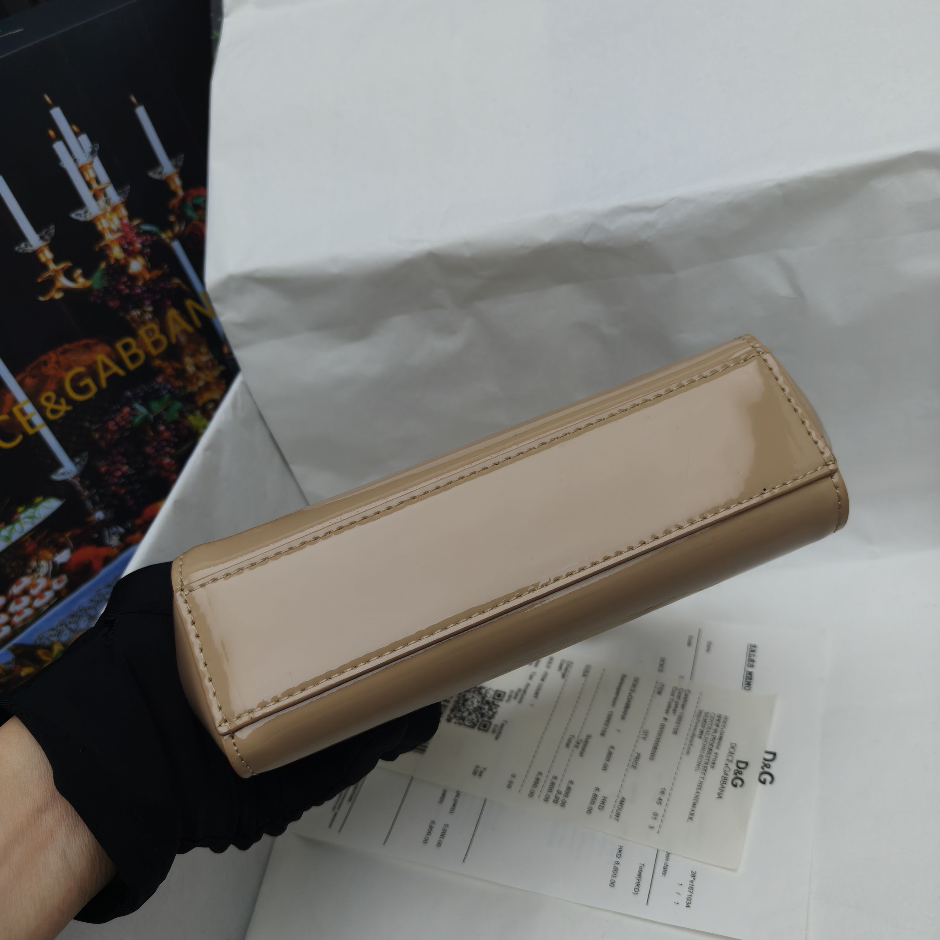 🔥Dolce & Gabban杜嘉班纳 💋（🔍手漆皮）颜色正㊣版型！经典款手提斜挎包系列 时尚界另一款铂