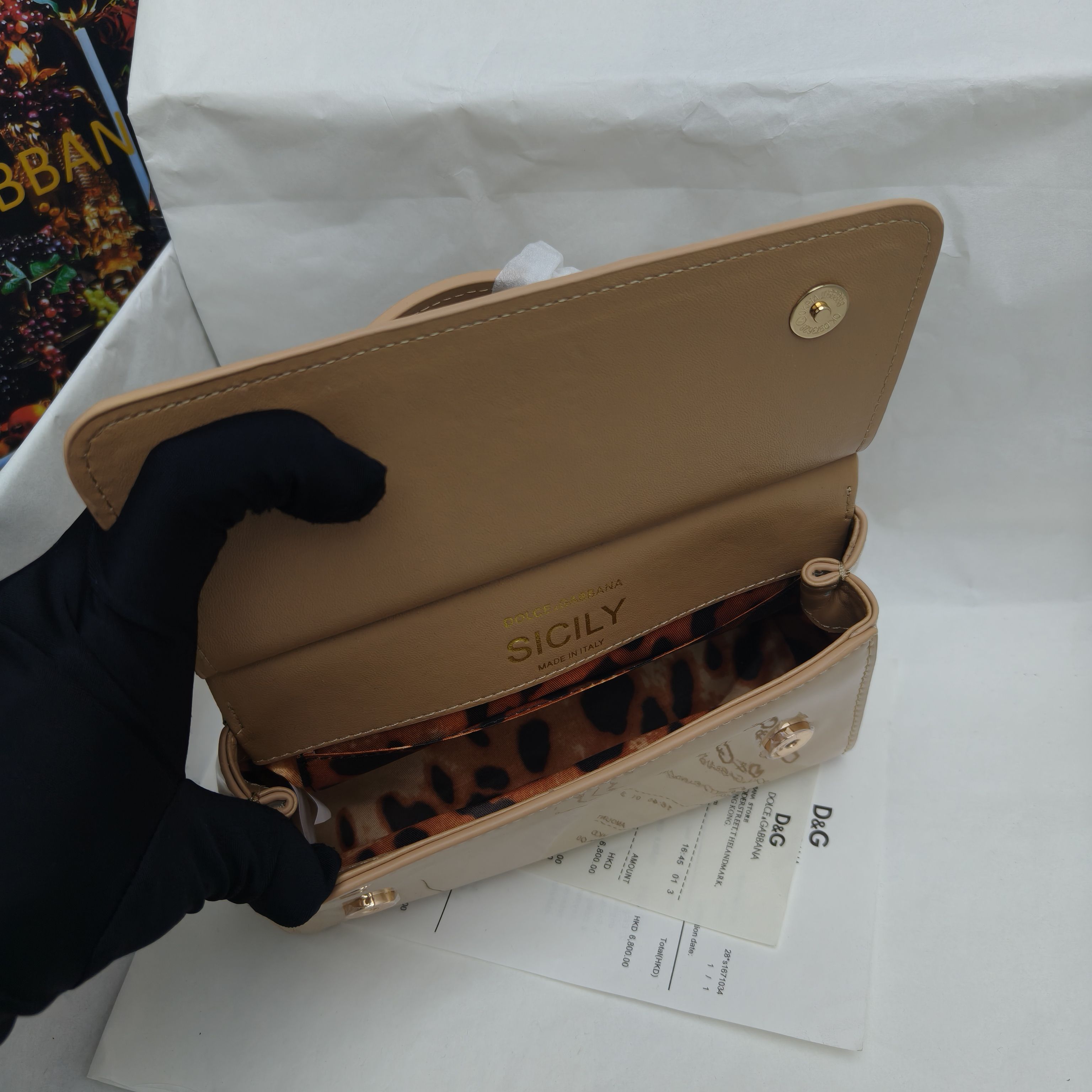 🔥Dolce & Gabban杜嘉班纳 💋（🔍手漆皮）颜色正㊣版型！经典款手提斜挎包系列 时尚界另一款铂