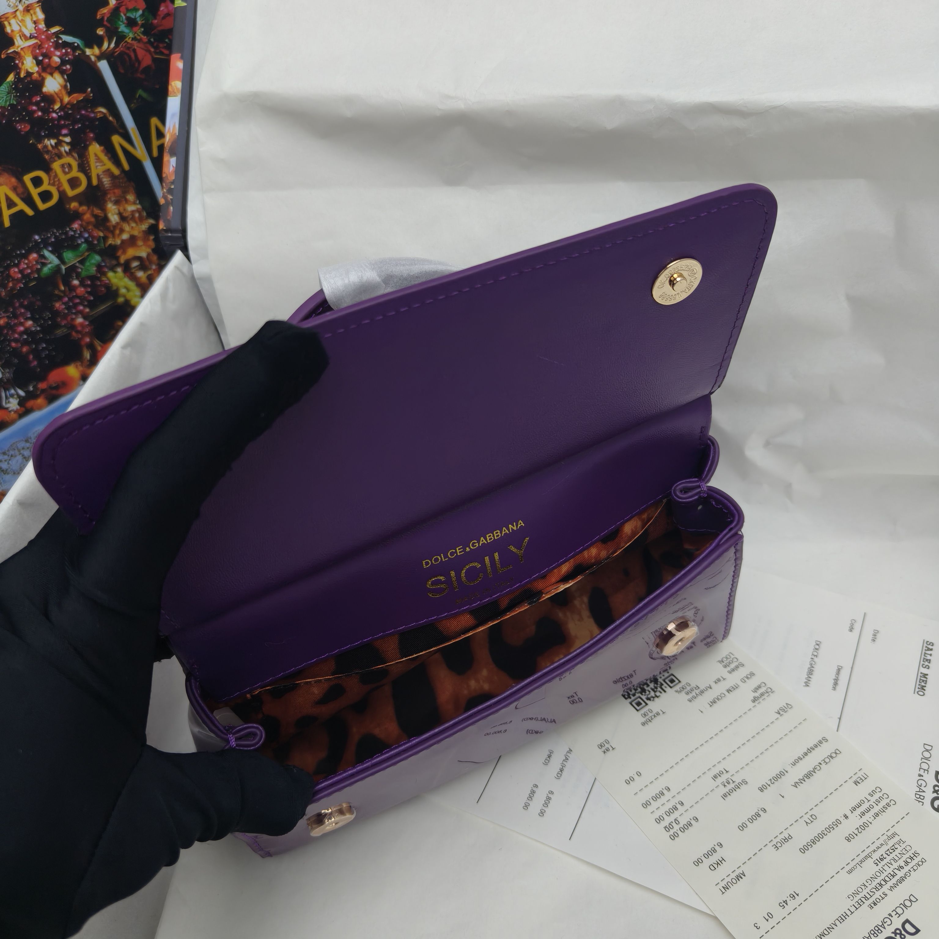 🔥Dolce & Gabban杜嘉班纳 💋（🔍手漆皮）颜色正㊣版型！经典款手提斜挎包系列 时尚界另一款铂