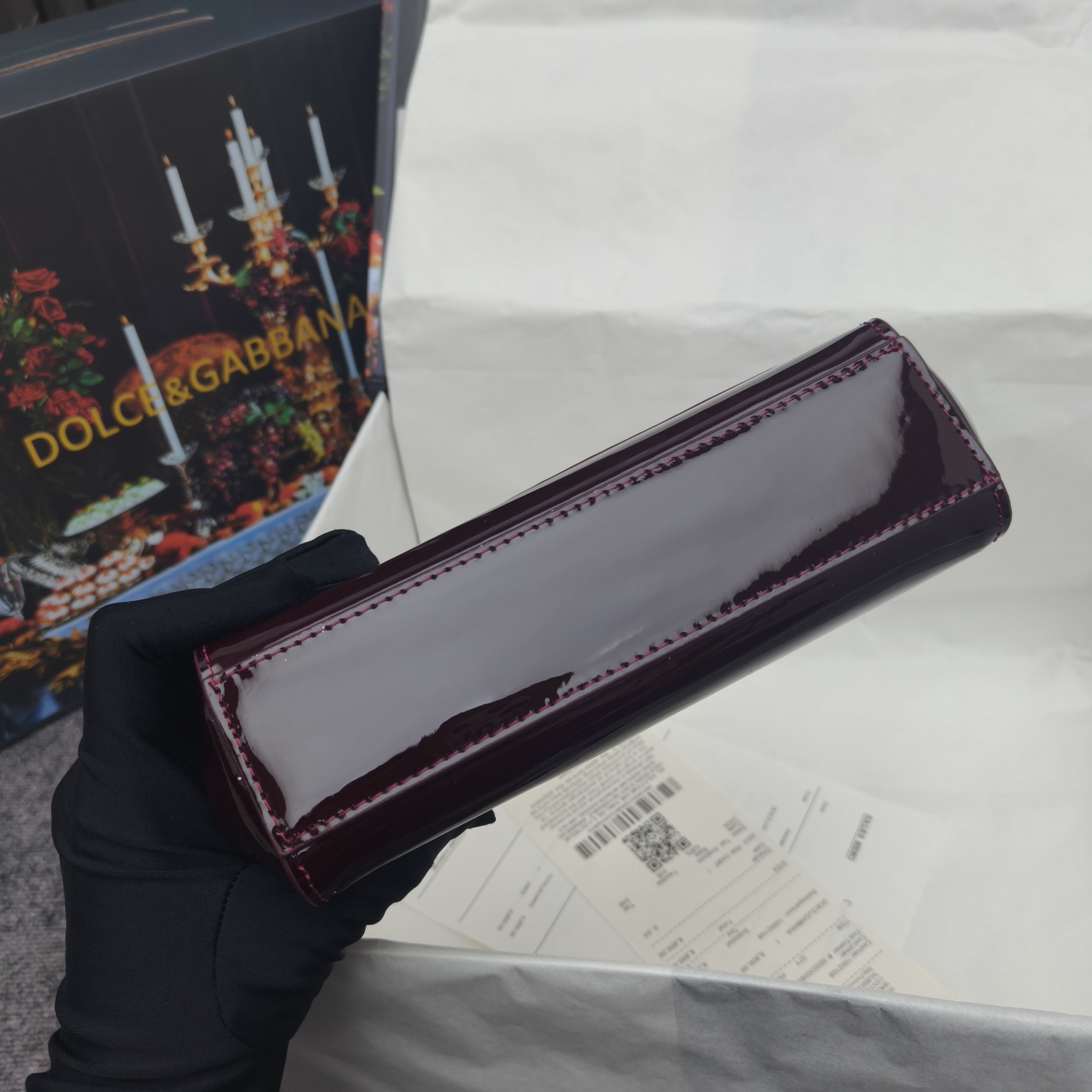 🔥Dolce & Gabban杜嘉班纳 💋（🔍手漆皮）颜色正㊣版型！经典款手提斜挎包系列 时尚界另一款铂