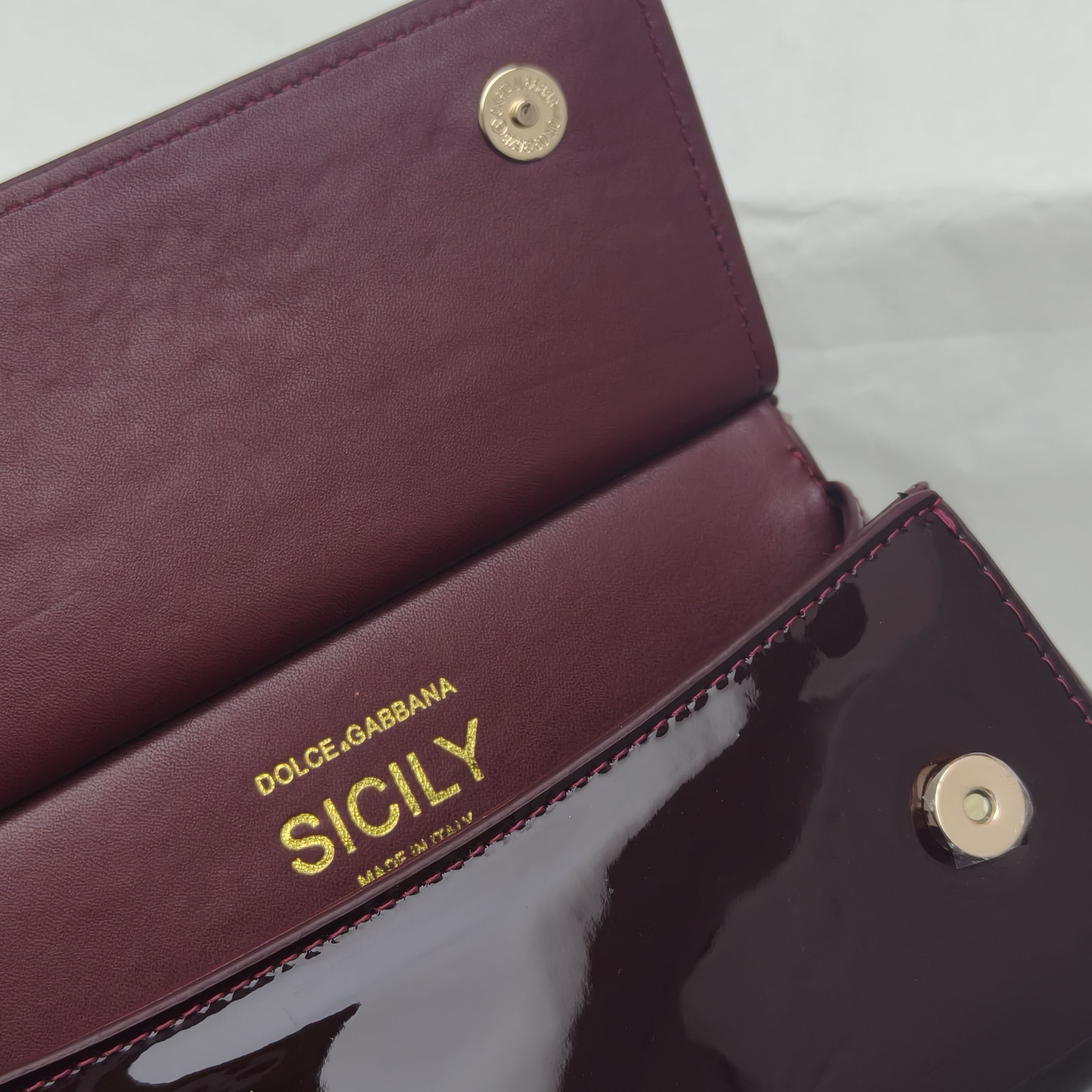 🔥Dolce & Gabban杜嘉班纳 💋（🔍手漆皮）颜色正㊣版型！经典款手提斜挎包系列 时尚界另一款铂