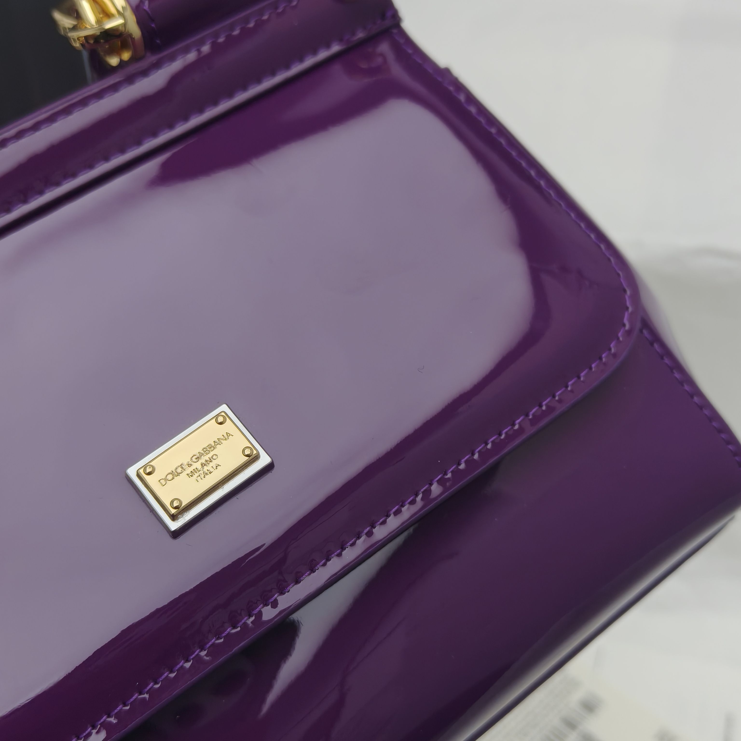 🔥Dolce & Gabban杜嘉班纳 💋（🔍手漆皮）颜色正㊣版型！经典款手提斜挎包系列 时尚界另一款铂