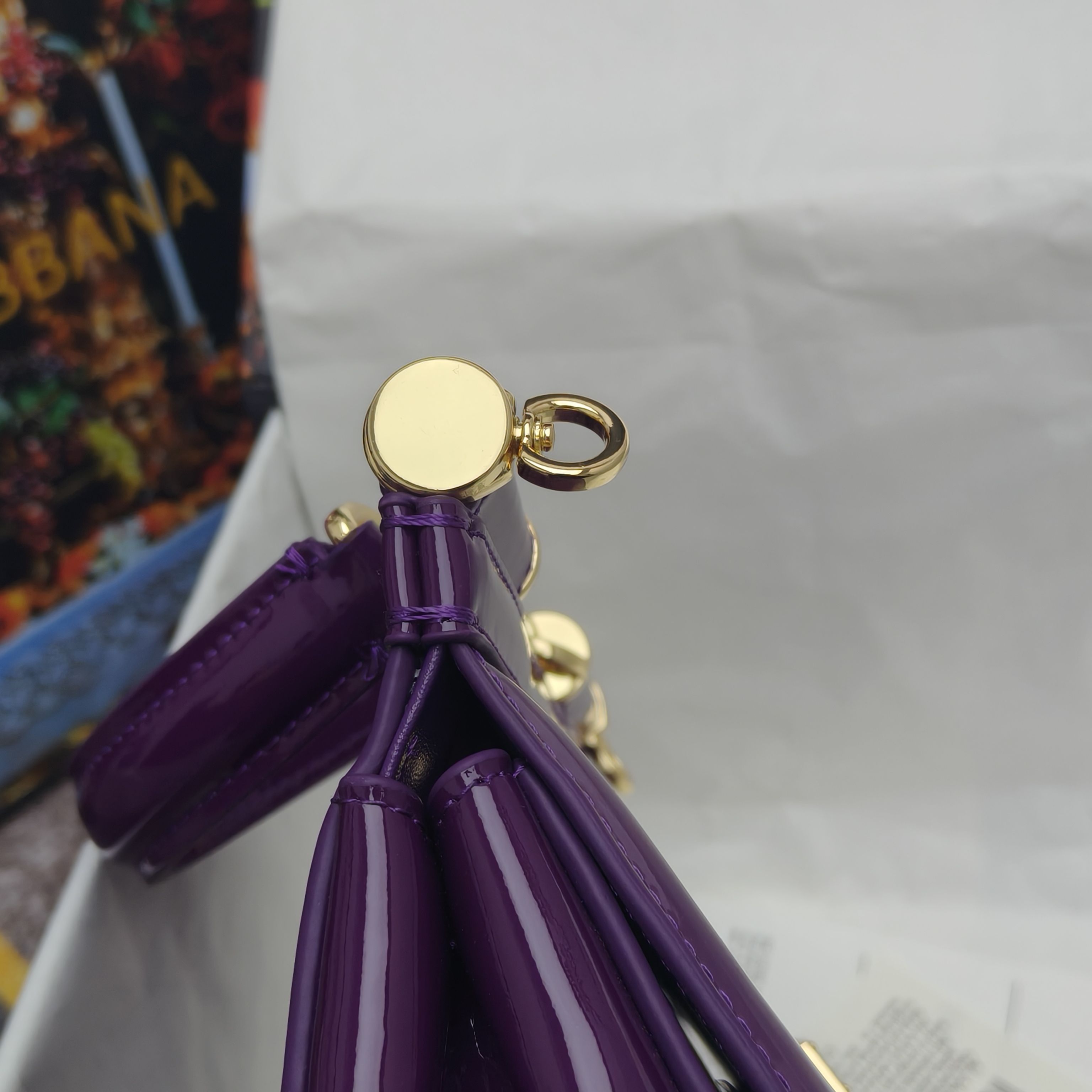 🔥Dolce & Gabban杜嘉班纳 💋（🔍手漆皮）颜色正㊣版型！经典款手提斜挎包系列 时尚界另一款铂