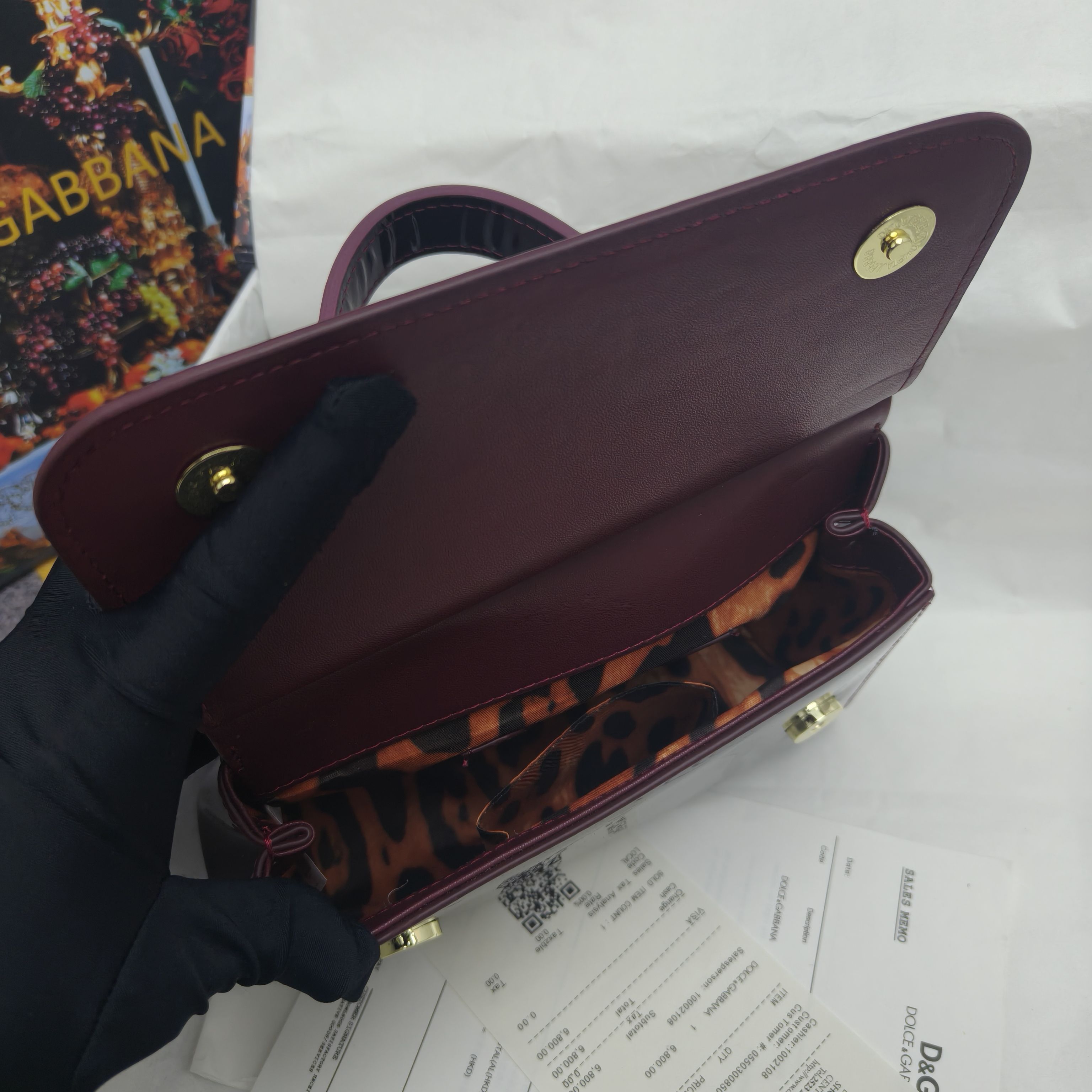 🔥Dolce & Gabban杜嘉班纳 💋（🔍手漆皮）颜色正㊣版型！经典款手提斜挎包系列 时尚界另一款铂