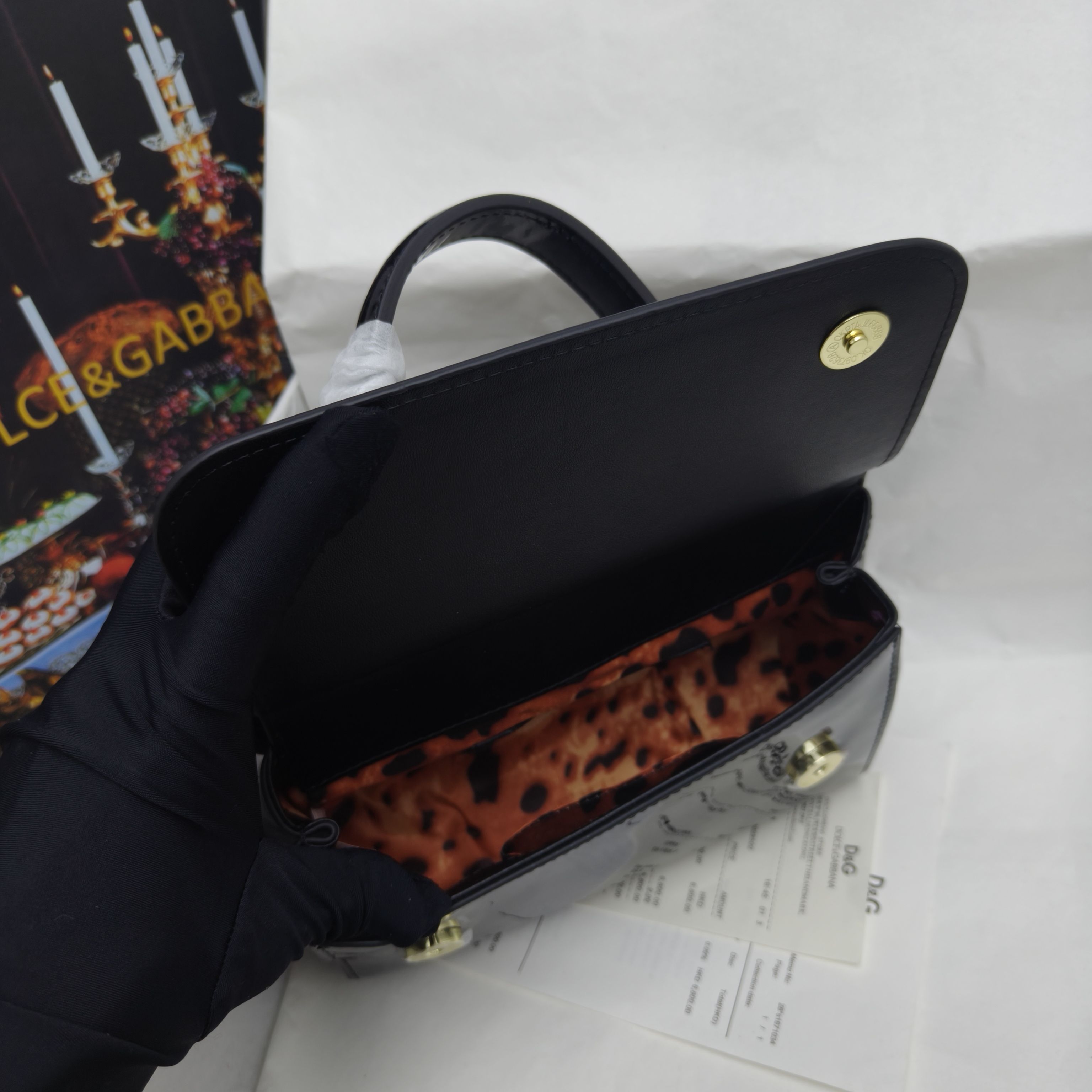🔥Dolce & Gabban杜嘉班纳 💋（🔍手漆皮）颜色正㊣版型！经典款手提斜挎包系列 时尚界另一款铂