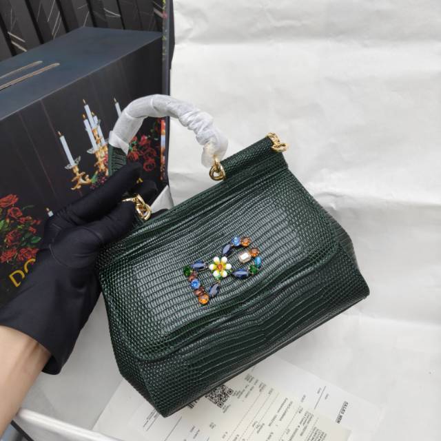 🦎新款钻扣💎Dolce & Gabban杜嘉班纳 💋( 蜥蜴纹 正㊣版复制!品牌典范之作,现以全新精巧版