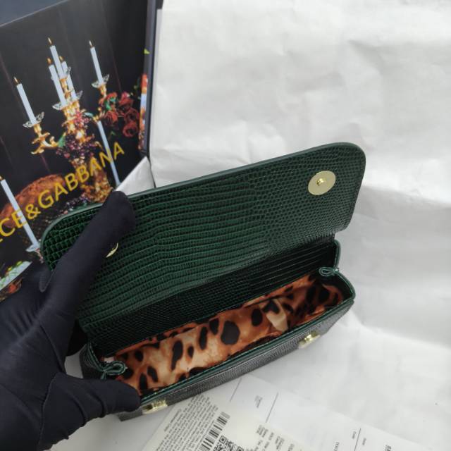 🦎新款钻扣💎Dolce & Gabban杜嘉班纳 💋( 蜥蜴纹 正㊣版复制!品牌典范之作,现以全新精巧版