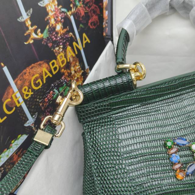 🦎新款钻扣💎Dolce & Gabban杜嘉班纳 💋( 蜥蜴纹 正㊣版复制!品牌典范之作,现以全新精巧版