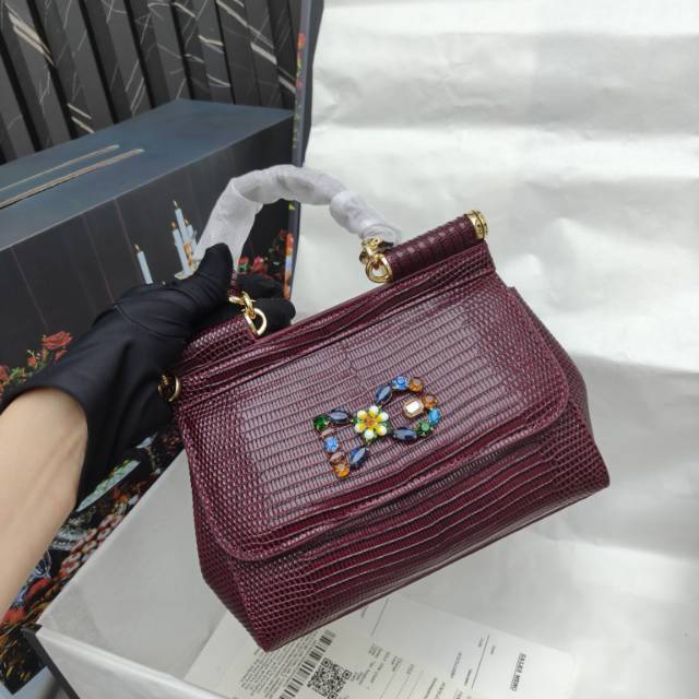 🦎新款钻扣💎Dolce & Gabban杜嘉班纳 💋( 蜥蜴纹 正㊣版复制!品牌典范之作,现以全新精巧版