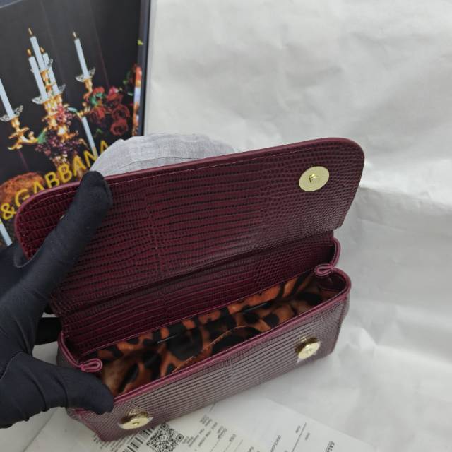 🦎新款钻扣💎Dolce & Gabban杜嘉班纳 💋( 蜥蜴纹 正㊣版复制!品牌典范之作,现以全新精巧版
