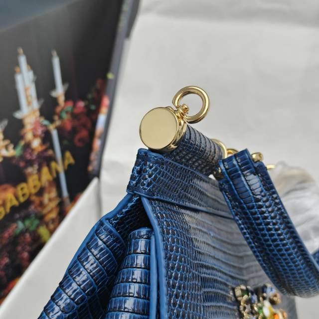 🦎新款钻扣💎Dolce & Gabban杜嘉班纳 💋( 蜥蜴纹 正㊣版复制!品牌典范之作,现以全新精巧版