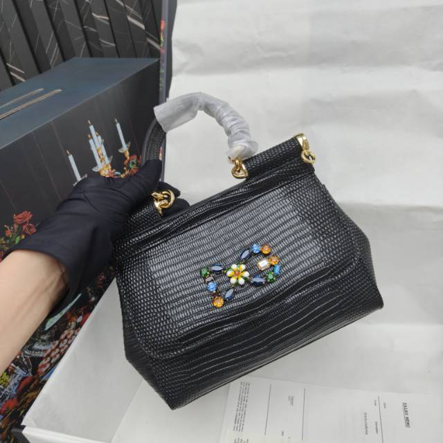 🦎新款钻扣💎Dolce & Gabban杜嘉班纳 💋( 蜥蜴纹 正㊣版复制!品牌典范之作,现以全新精巧版