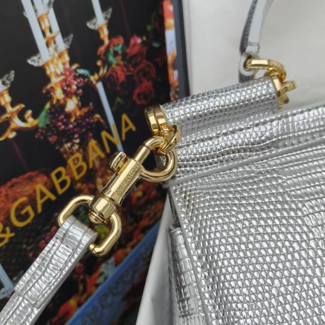 🦎🦎新款钻扣🔥🔥Dolce & Gabban杜嘉班纳 💋(🔍BB6625# 蜥蜴纹钻扣 Sicily 1