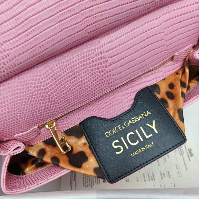 🦎🦎新款钻扣🔥🔥Dolce & Gabban杜嘉班纳 💋(🔍BB6625# 蜥蜴纹钻扣 Sicily 1