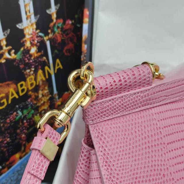 🦎🦎新款钻扣🔥🔥Dolce & Gabban杜嘉班纳 💋(🔍BB6625# 蜥蜴纹钻扣 Sicily 1