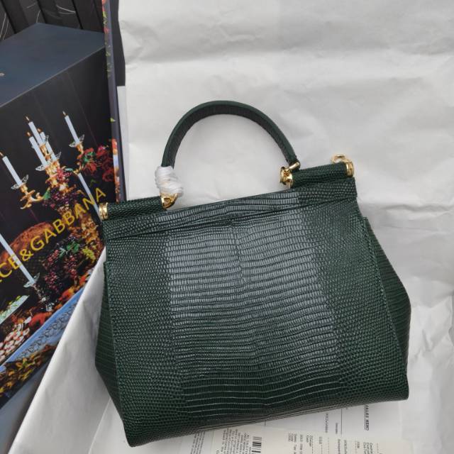 🦎🦎新款钻扣🔥🔥Dolce & Gabban杜嘉班纳 💋(🔍BB6625# 蜥蜴纹钻扣 Sicily 1