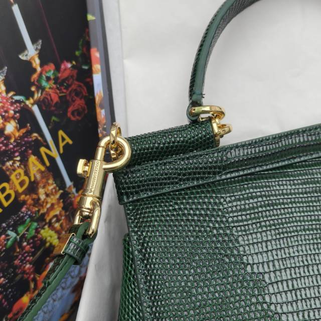 🦎🦎新款钻扣🔥🔥Dolce & Gabban杜嘉班纳 💋(🔍BB6625# 蜥蜴纹钻扣 Sicily 1