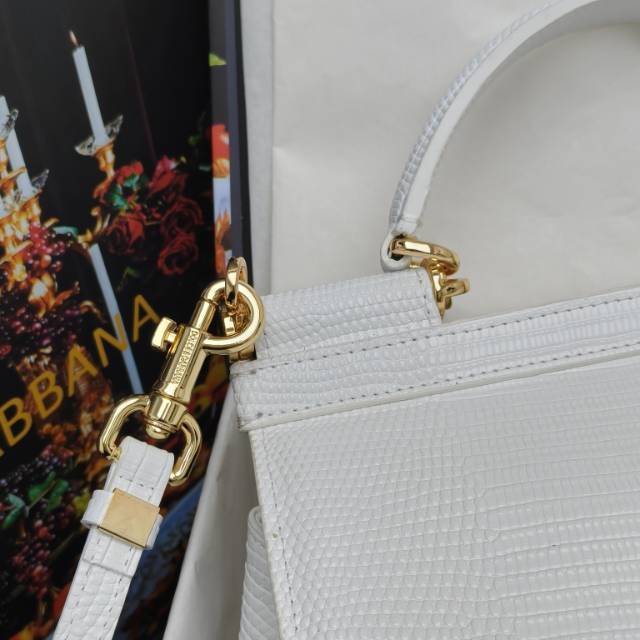 🦎🦎新款钻扣🔥🔥Dolce & Gabban杜嘉班纳 💋(🔍BB6625# 蜥蜴纹钻扣 Sicily 1