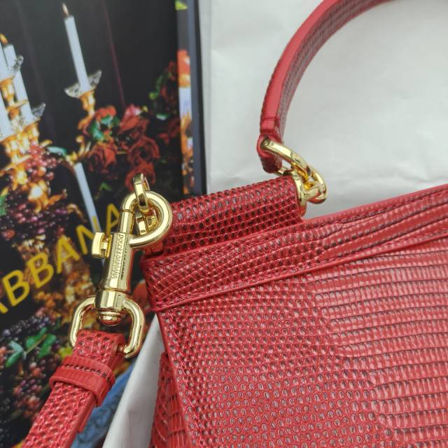 🦎🦎新款钻扣🔥🔥Dolce & Gabban杜嘉班纳 💋(🔍BB6625# 蜥蜴纹钻扣 Sicily 1