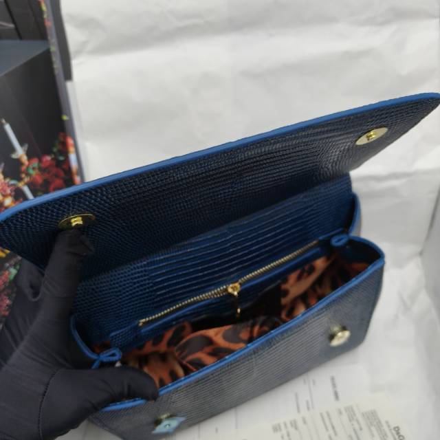 🦎🦎新款钻扣🔥🔥Dolce & Gabban杜嘉班纳 💋(🔍BB6625# 蜥蜴纹钻扣 Sicily 1