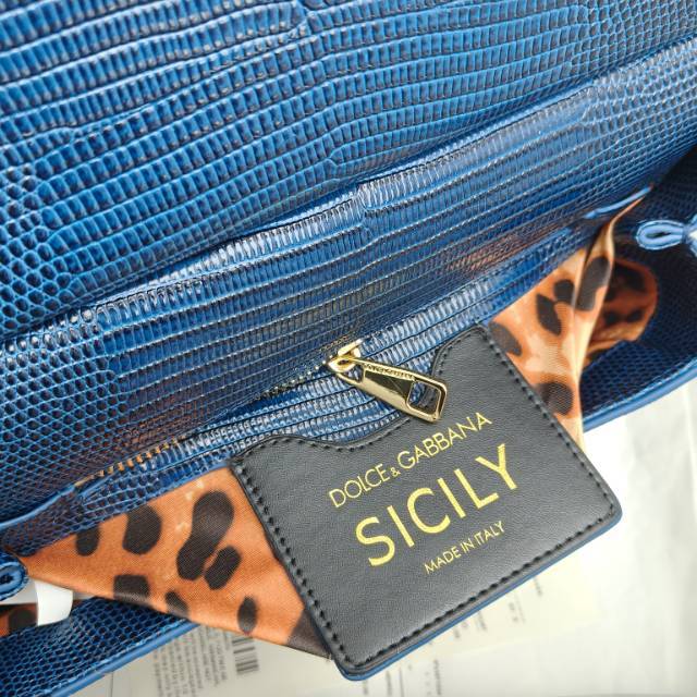🦎🦎新款钻扣🔥🔥Dolce & Gabban杜嘉班纳 💋(🔍BB6625# 蜥蜴纹钻扣 Sicily 1