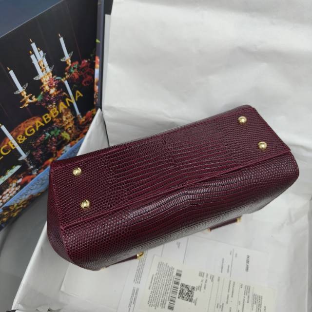 🦎🦎新款钻扣🔥🔥Dolce & Gabban杜嘉班纳 💋(🔍BB6625# 蜥蜴纹钻扣 Sicily 1