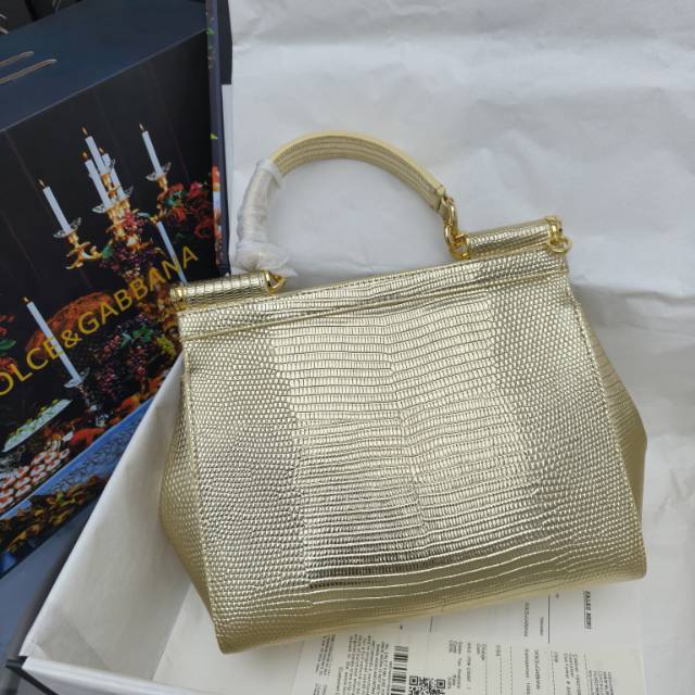 🦎🦎新款钻扣🔥🔥Dolce & Gabban杜嘉班纳 💋(🔍BB6625# 蜥蜴纹钻扣 Sicily 1