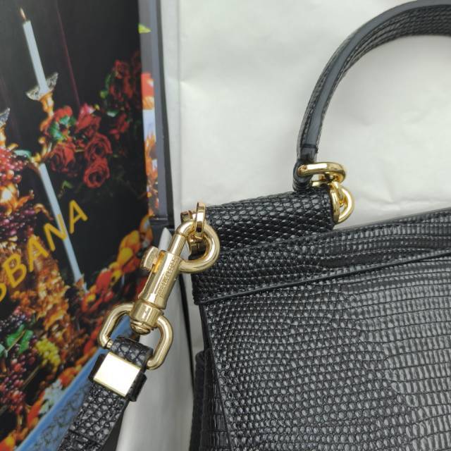 🦎🦎新款钻扣🔥🔥Dolce & Gabban杜嘉班纳 💋(🔍BB6625# 蜥蜴纹钻扣 Sicily 1