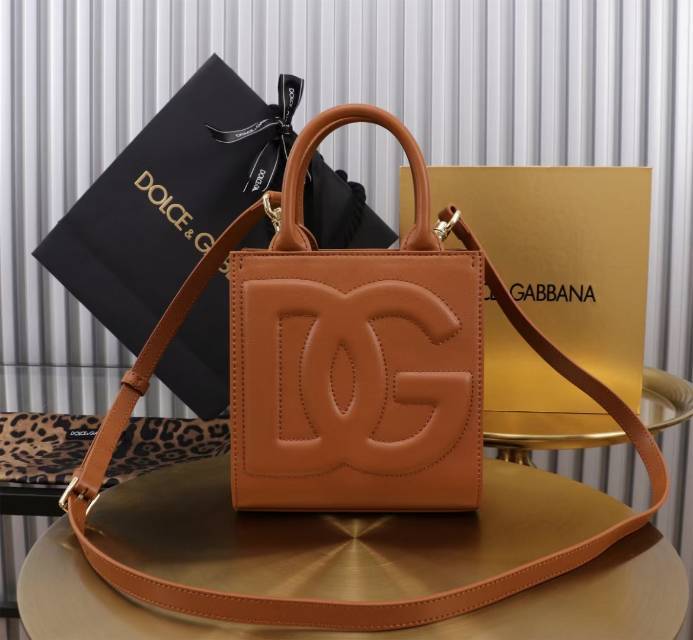 New TOTE🔥🔥🔥DG Logo Bag 迷你托特包😍型号:6319#Size:16.5×17.5×