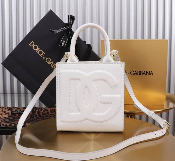 New TOTE🔥🔥🔥DG Logo Bag 迷你托特包😍型号:6319#Size:16.5×17.5×