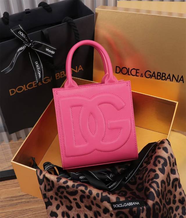 New TOTE🔥🔥🔥DG Logo Bag 迷你托特包😍型号:6319#Size:16.5×17.5×