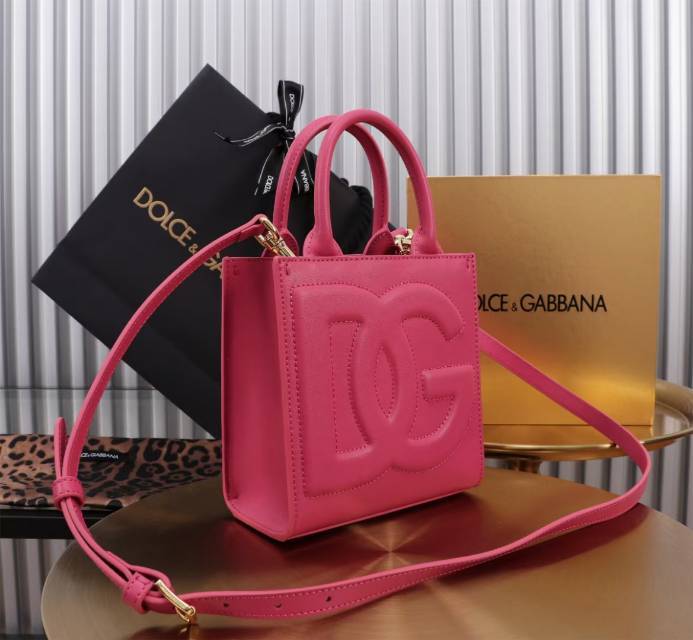 New TOTE🔥🔥🔥DG Logo Bag 迷你托特包😍型号:6319#Size:16.5×17.5×