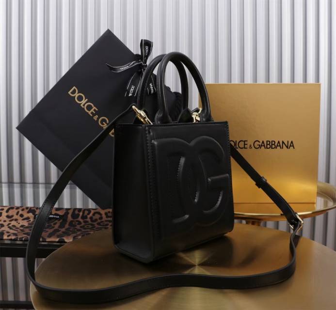 New TOTE🔥🔥🔥DG Logo Bag 迷你托特包😍型号:6319#Size:16.5×17.5×