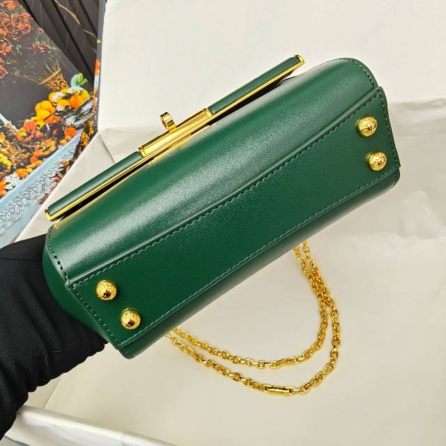 （型号🔍2218）New💥Dolce & Gabbana 杜嘉班纳 手提单肩斜挎包😍独特的旋转锁🔒体现出