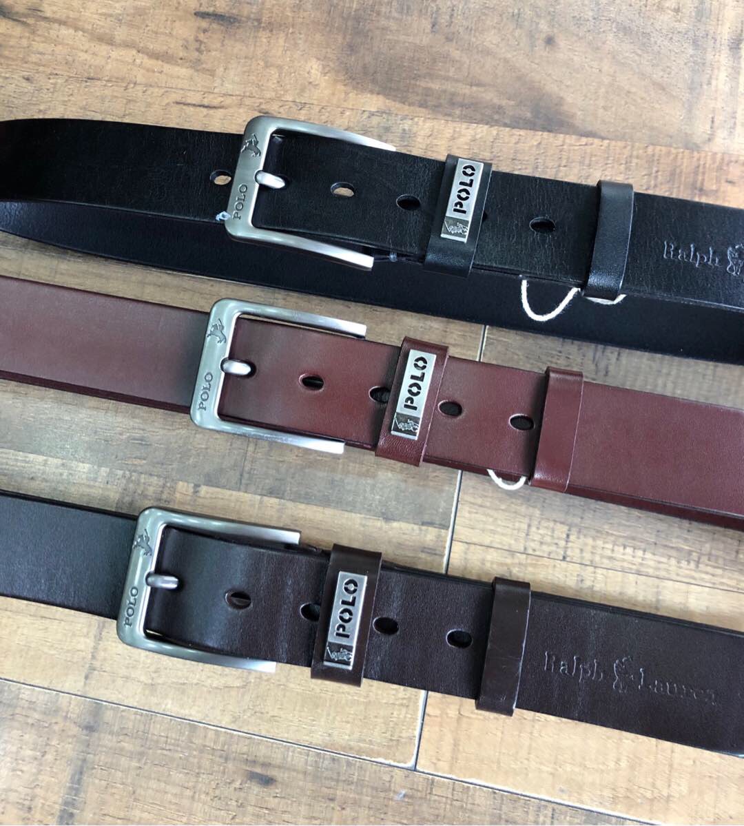🇺🇸外贸真牛皮带!Polo、4.0cm宽皮带、头层牛皮、黑色、咖啡、红棕!