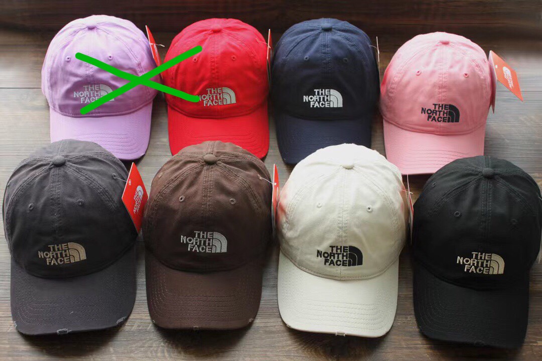🇺🇸北面棒球帽!男女通用 时尚磨边款棒球帽 颜色如图6⃣️色!