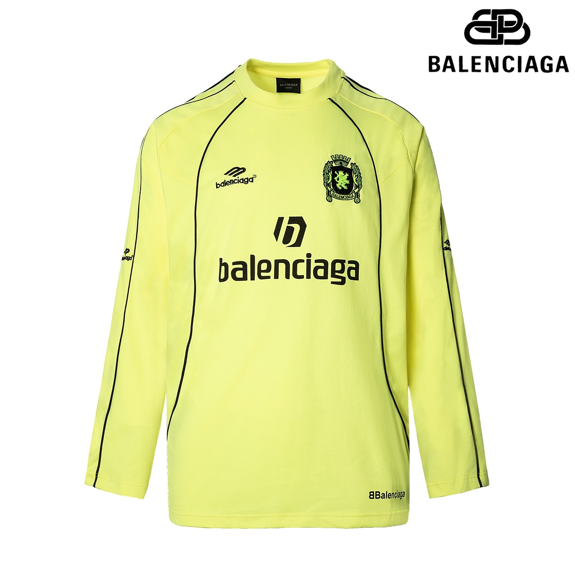 P120 Foto de detalle Versión superior [BALENCIA*GA] Calidad de sitio web oficial Nuevo estilo de París Camiseta de mang…