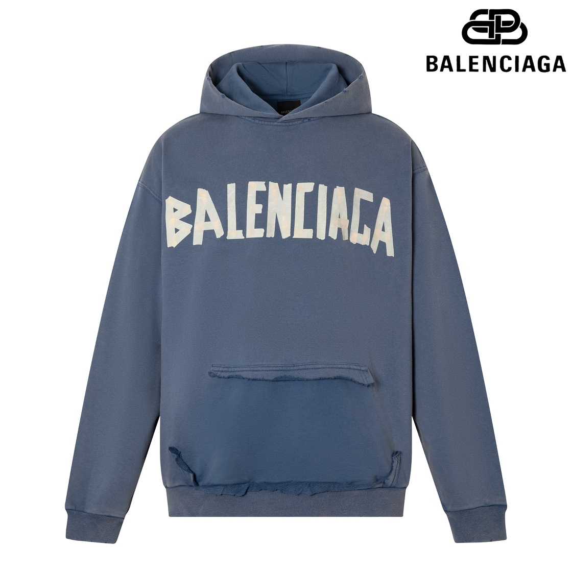 P160 foto detalle versión superior [BALENCIA*GA] calidad oficial nuevo estilo París serie cinta amarilla sudadera con c…
