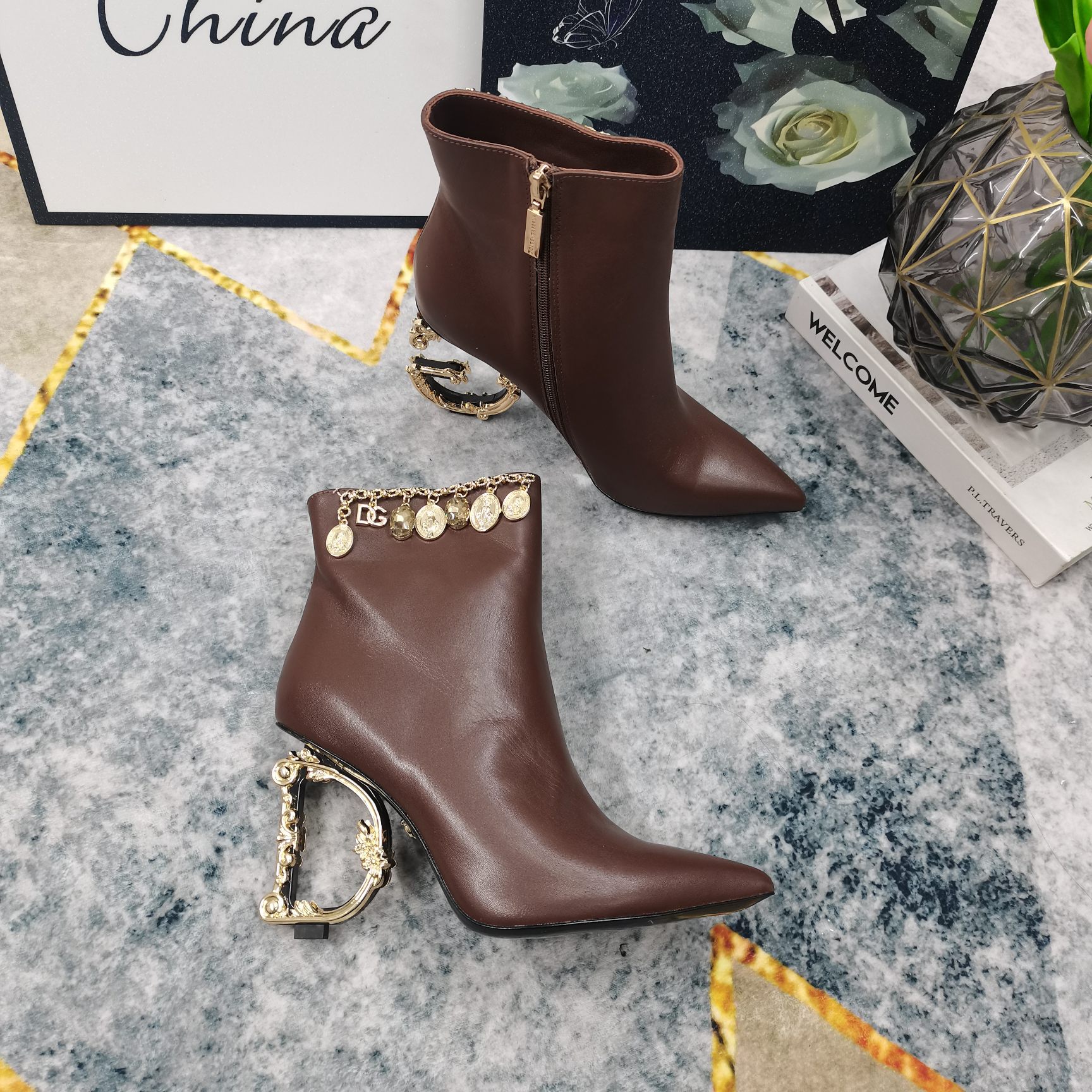 High-End DG Logo Short Boots with Perfect Details and Premium Materials - 图片 2