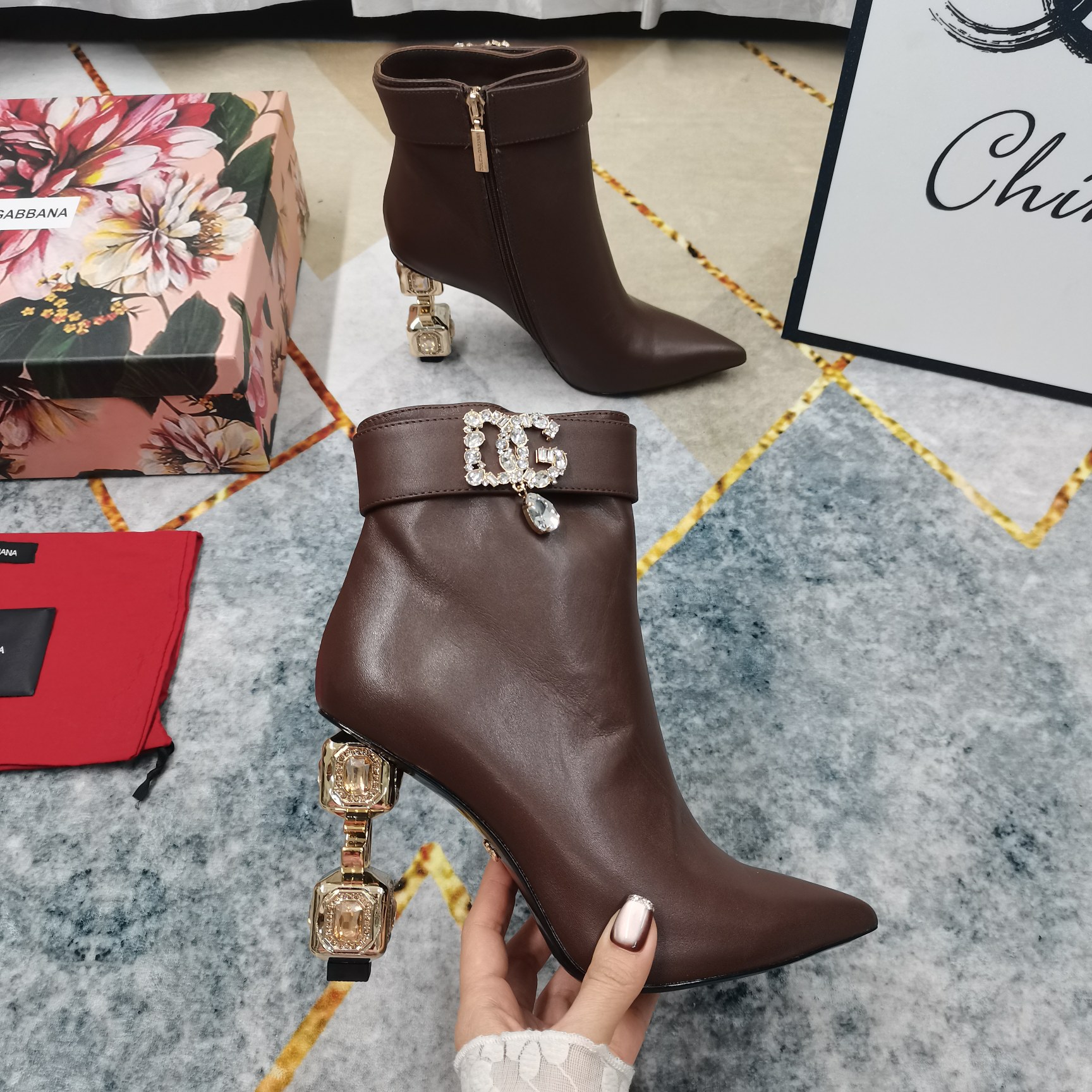 High-End DG Short Boots with Perfect Details: P924 - 图片 7