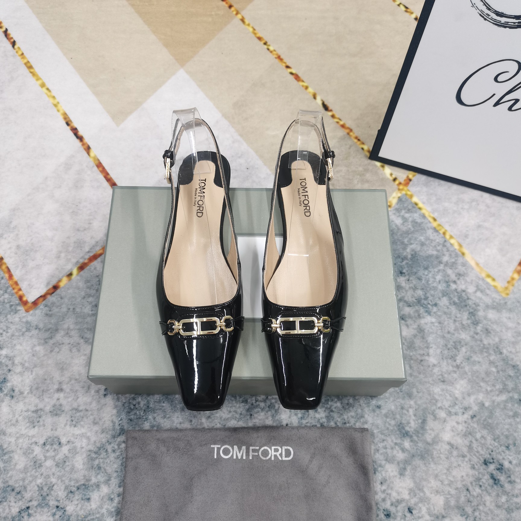2025 TOM FORD Metal Button Shoes: High-Quality Italian Craftsmanship - 图片 4