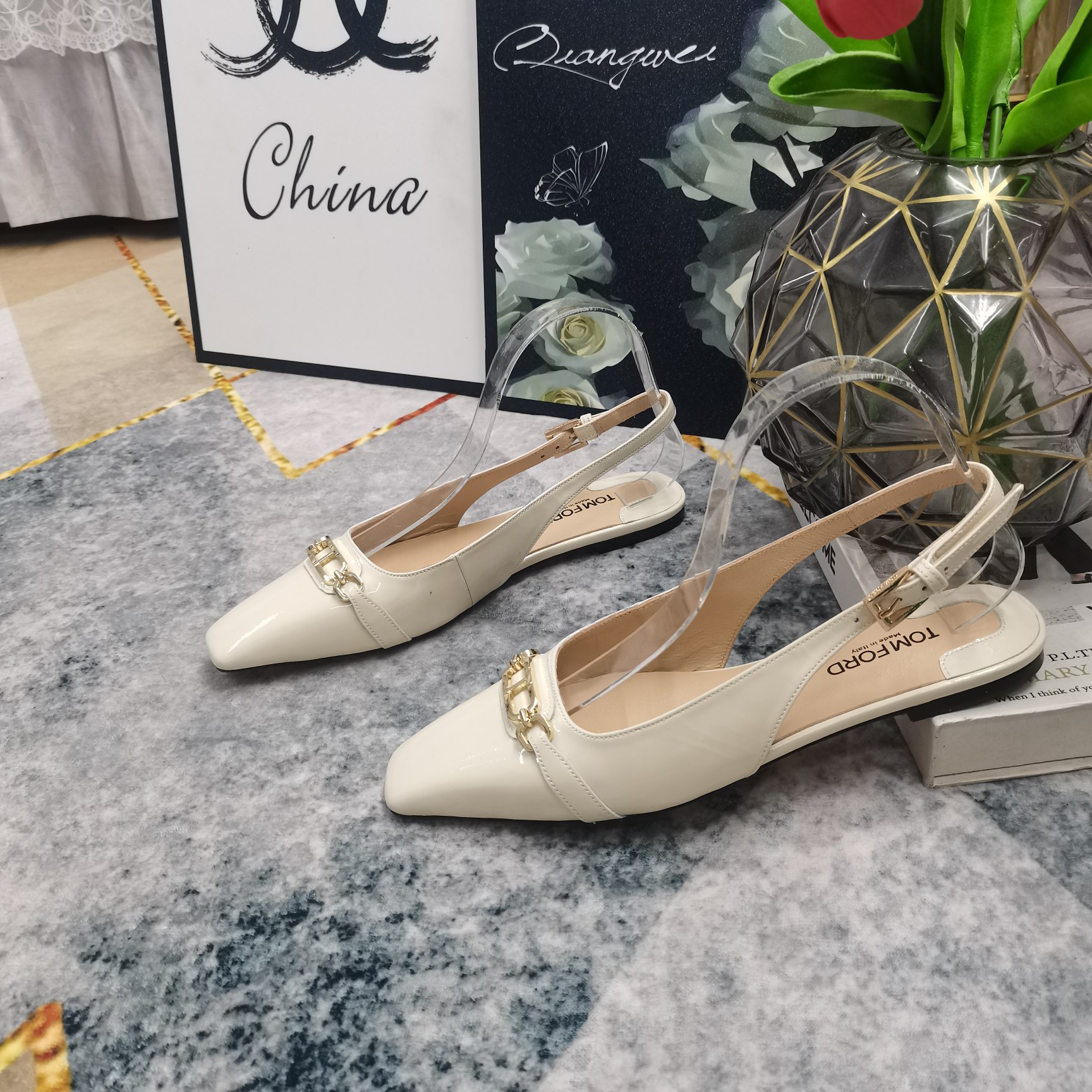 2025 TOM FORD High-Run Sheepskin Shoes with Italian Craftsmanship - 图片 3