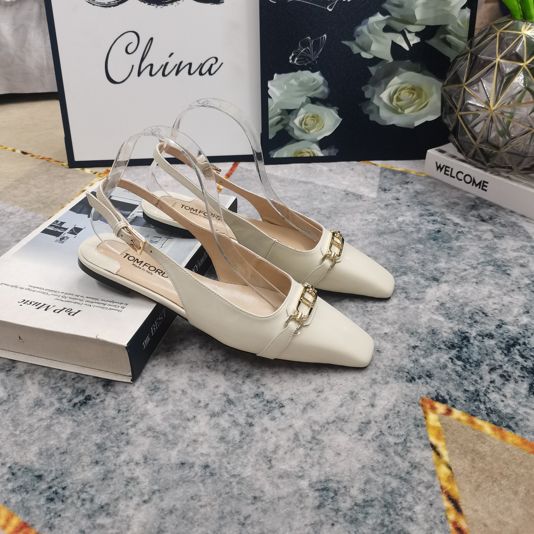 2025 TOM FORD High-Run Sheepskin Shoes with Italian Craftsmanship - 图片 7