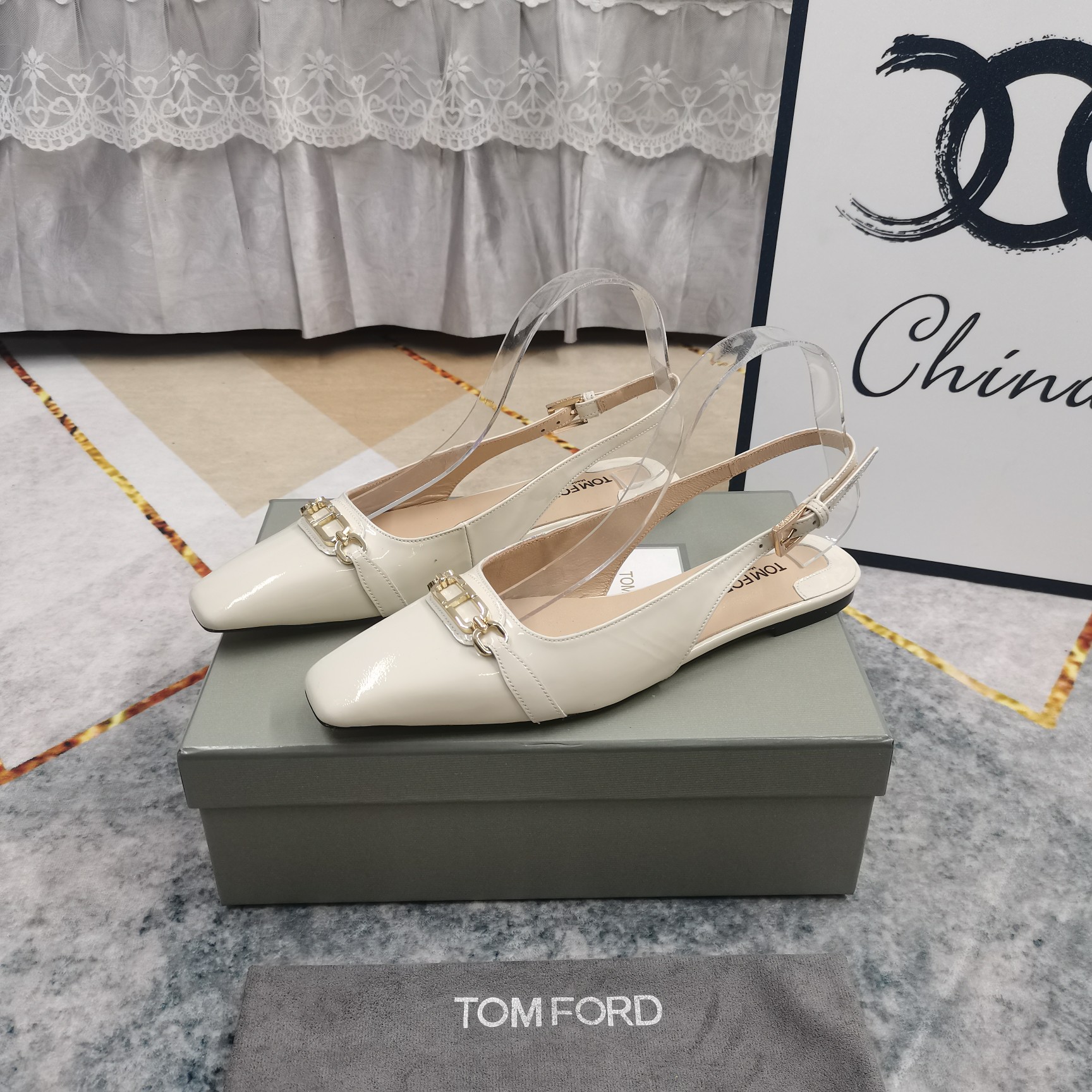 2025 TOM FORD High-Run Sheepskin Shoes with Italian Craftsmanship - 图片 8