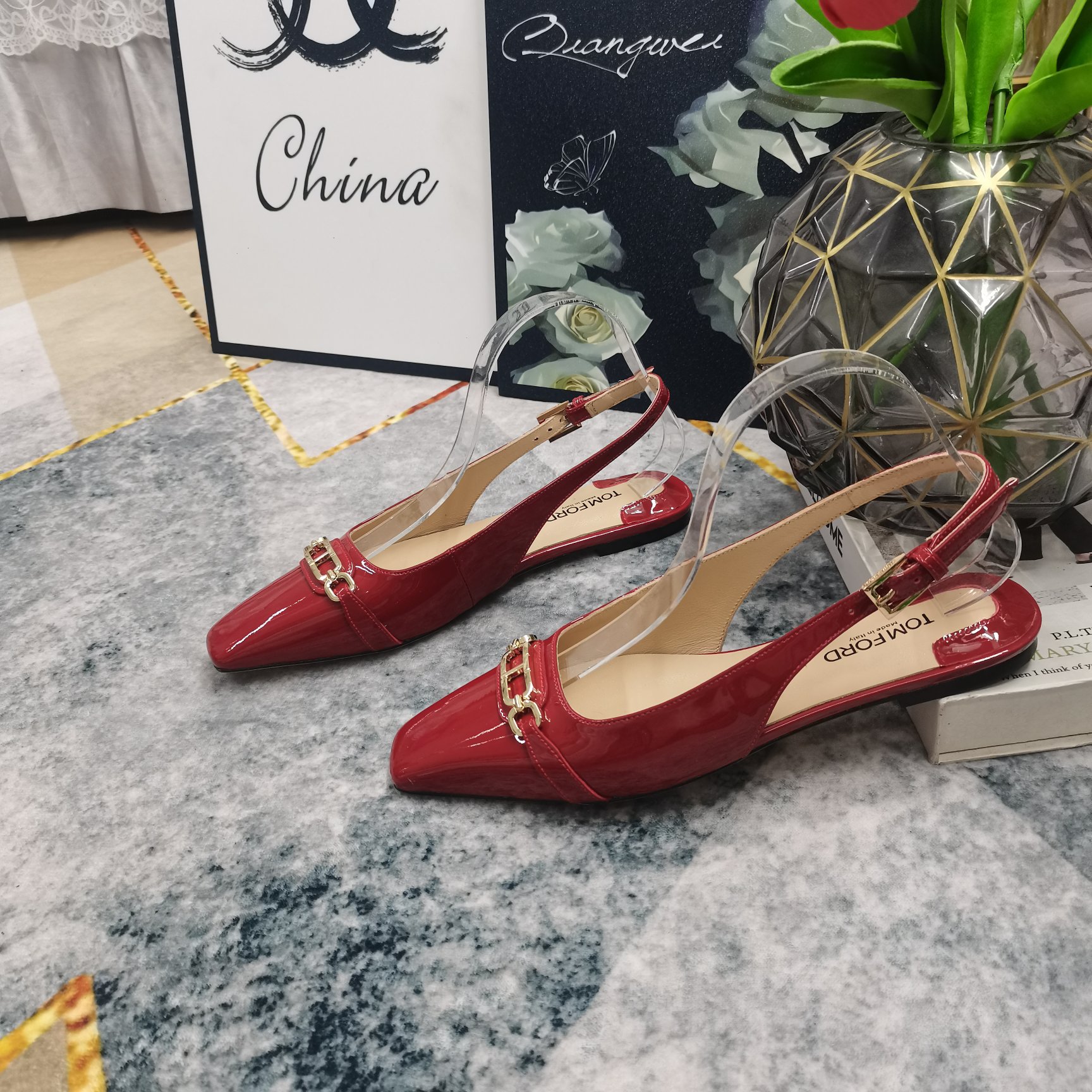 2025 TOM FORD Metal Button Shoes: Premium Italian Sheepskin, AAA Quality Soles - 图片 6