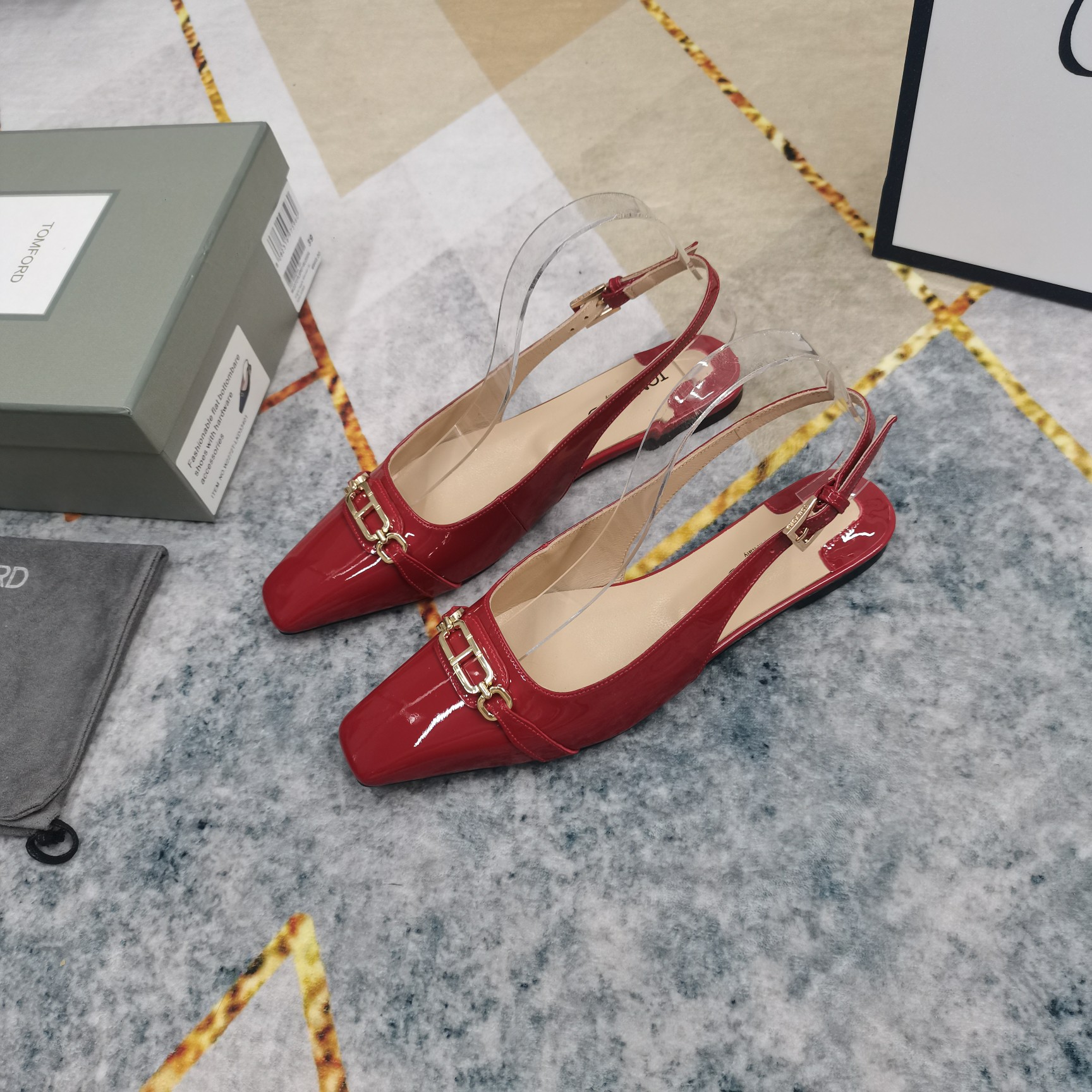 2025 TOM FORD Metal Button Shoes: Premium Italian Sheepskin, AAA Quality Soles - 图片 3