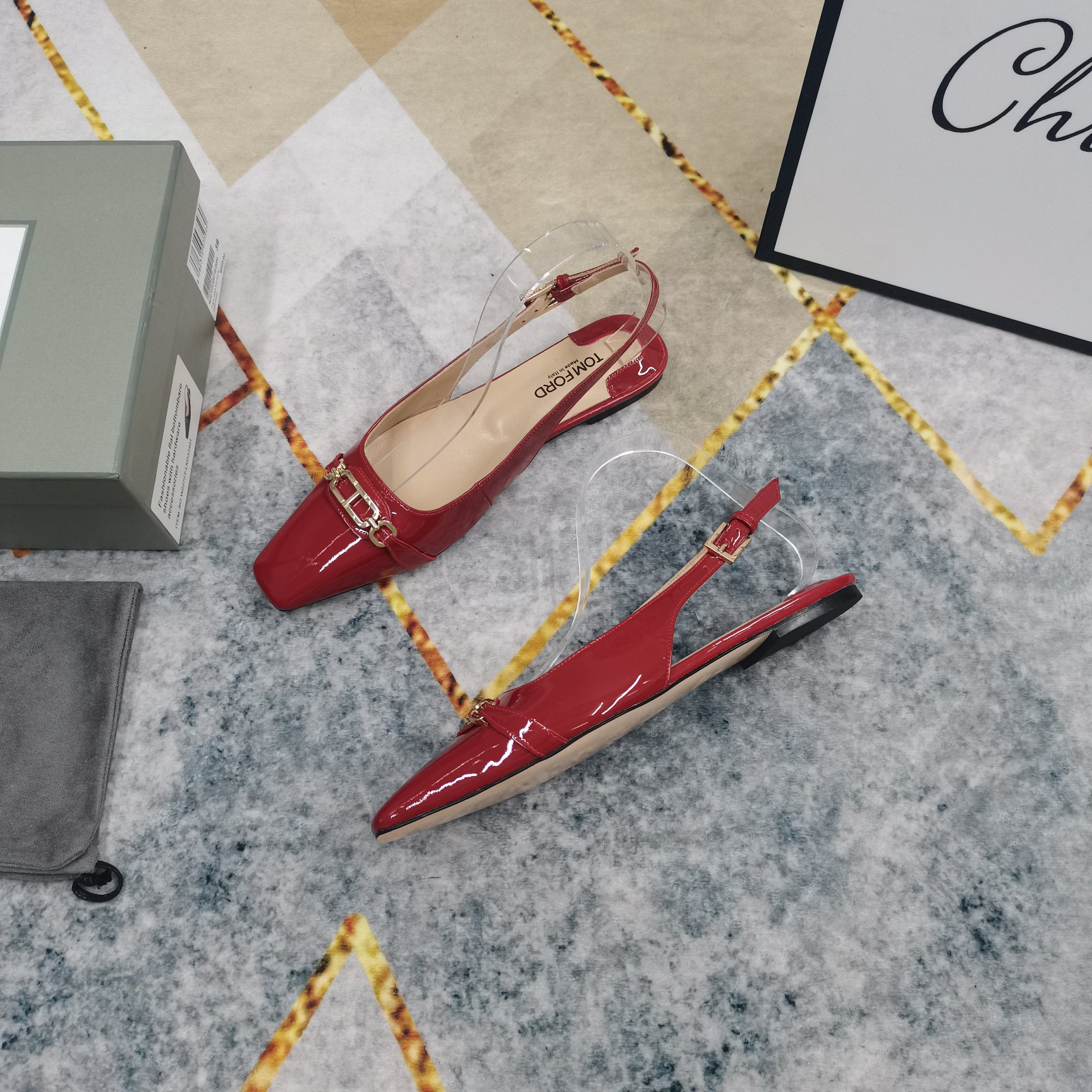 2025 TOM FORD Metal Button Shoes: Premium Italian Sheepskin, AAA Quality Soles - 图片 5